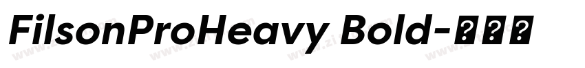 FilsonProHeavy Bold字体转换 FilsonProHeavy Bold字体转换